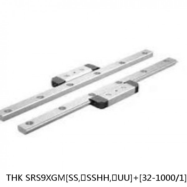 SRS9XGM[SS,​SSHH,​UU]+[32-1000/1]LM THK Miniature Linear Guide Full Ball SRS-G Accuracy and Preload Selectable