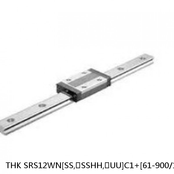 SRS12WN[SS,​SSHH,​UU]C1+[61-900/1]L[H,​P]M THK Miniature Linear Guide Caged Ball SRS Series