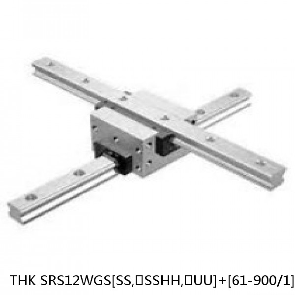 SRS12WGS[SS,​SSHH,​UU]+[61-900/1]L[H,​P]M THK Miniature Linear Guide Full Ball SRS-G Accuracy and Preload Selectable