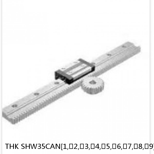 SHW35CAN[1,​2,​3,​4,​5,​6,​7,​8,​9]+[108-3000/1]L[H,​P,​SP,​UP] THK Linear Guide Caged Ball Wide Rail SHW Accuracy and Preload Selectable