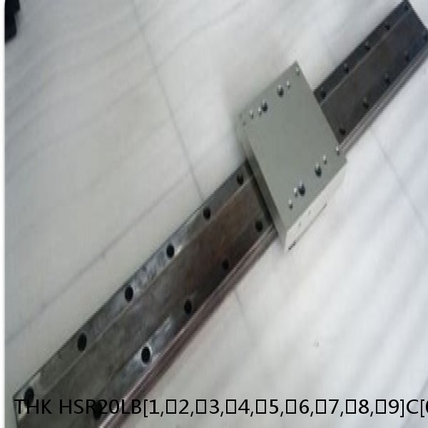 HSR20LB[1,​2,​3,​4,​5,​6,​7,​8,​9]C[0,​1]+[103-3000/1]L[H,​P,​SP,​UP] THK Standard Linear Guide Accuracy and Preload Selectable HSR Series