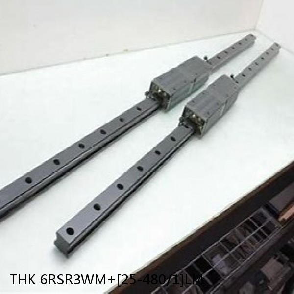 6RSR3WM+[25-480/1]LM THK Miniature Linear Guide Full Ball RSR Series