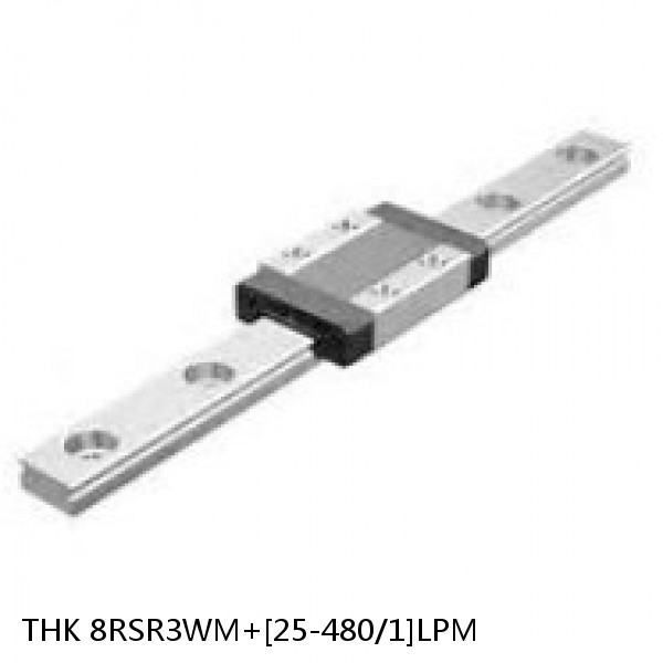 8RSR3WM+[25-480/1]LPM THK Miniature Linear Guide Full Ball RSR Series