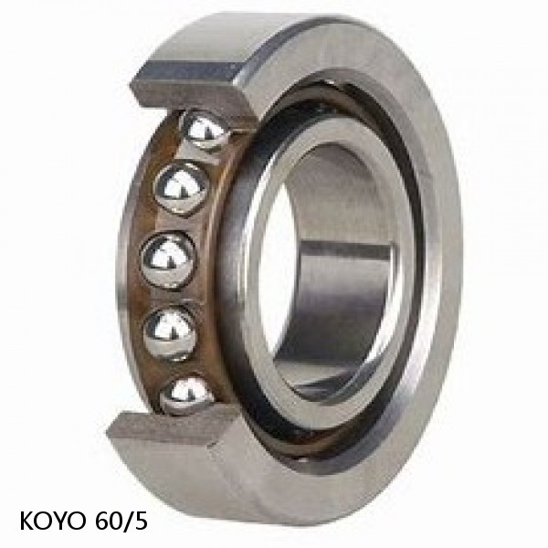 60/5 KOYO Single-row deep groove ball bearings #1 small image