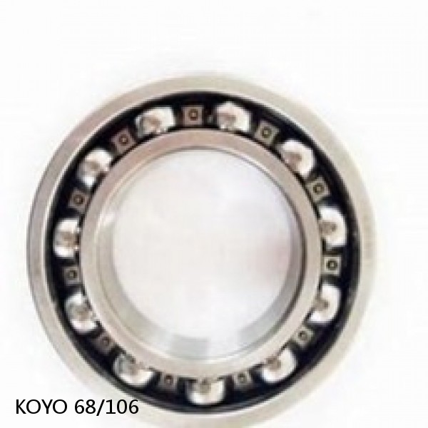 68/106 KOYO Single-row deep groove ball bearings #1 small image