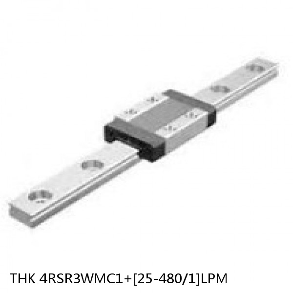 4RSR3WMC1+[25-480/1]LPM THK Miniature Linear Guide Full Ball RSR Series #1 small image