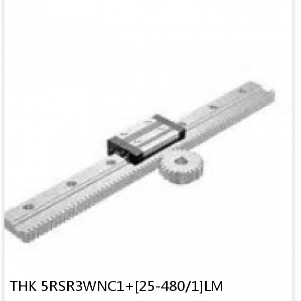5RSR3WNC1+[25-480/1]LM THK Miniature Linear Guide Full Ball RSR Series #1 small image