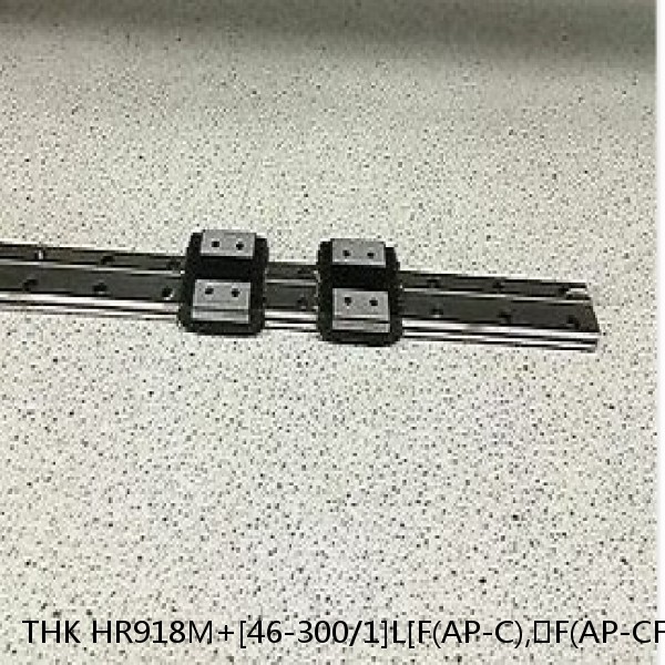 HR918M+[46-300/1]L[F(AP-C),​F(AP-CF),​F(AP-HC)]M THK Separated Linear Guide Side Rails Set Model HR #1 small image
