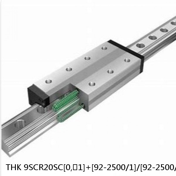 9SCR20SC[0,​1]+[92-2500/1]/[92-2500/1]L[P,​SP,​UP] THK Caged-Ball Cross Rail Linear Motion Guide Set #1 small image