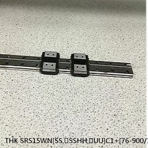 SRS15WN[SS,​SSHH,​UU]C1+[76-900/1]L[H,​P]M THK Miniature Linear Guide Caged Ball SRS Series #1 small image