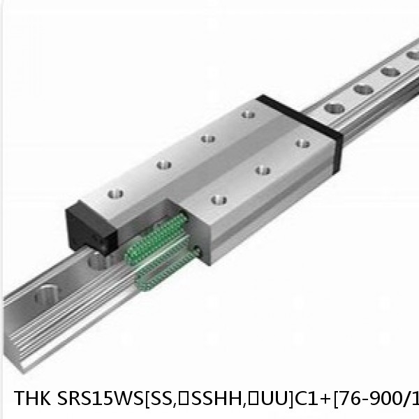 SRS15WS[SS,​SSHH,​UU]C1+[76-900/1]LM THK Miniature Linear Guide Caged Ball SRS Series #1 small image