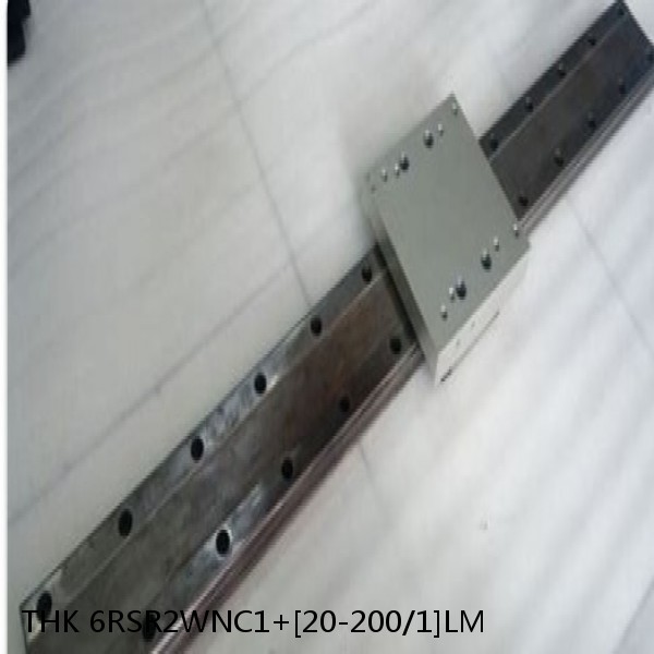 6RSR2WNC1+[20-200/1]LM THK Miniature Linear Guide Full Ball RSR Series #1 small image
