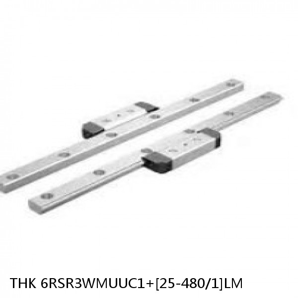 6RSR3WMUUC1+[25-480/1]LM THK Miniature Linear Guide Full Ball RSR Series #1 small image