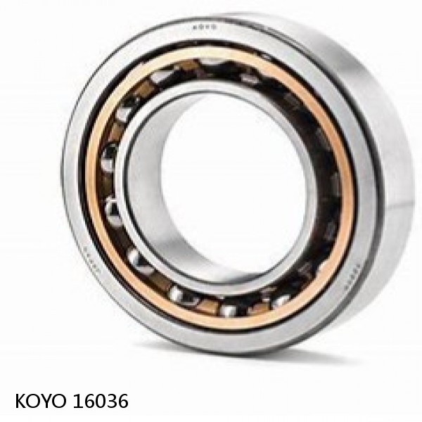16036 KOYO Single-row deep groove ball bearings