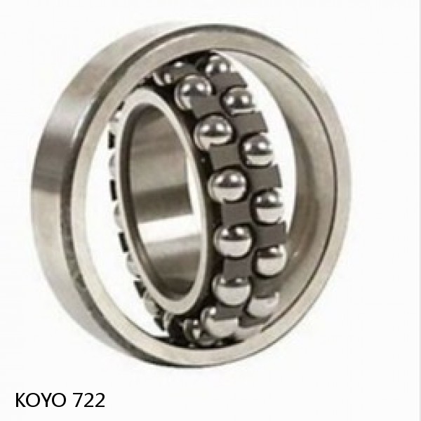 722 KOYO Single-row, matched pair angular contact ball bearings #1 small image