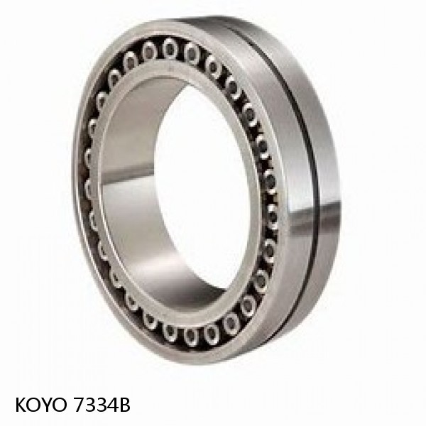 7334B KOYO Single-row, matched pair angular contact ball bearings #1 image