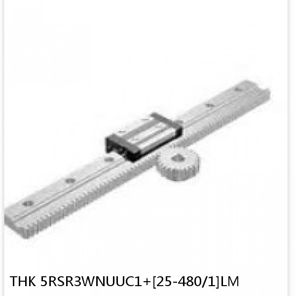 5RSR3WNUUC1+[25-480/1]LM THK Miniature Linear Guide Full Ball RSR Series #1 image