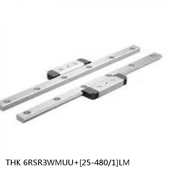 6RSR3WMUU+[25-480/1]LM THK Miniature Linear Guide Full Ball RSR Series #1 image