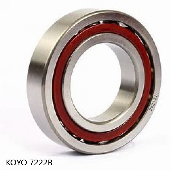 7222B KOYO Single-row, matched pair angular contact ball bearings #1 image